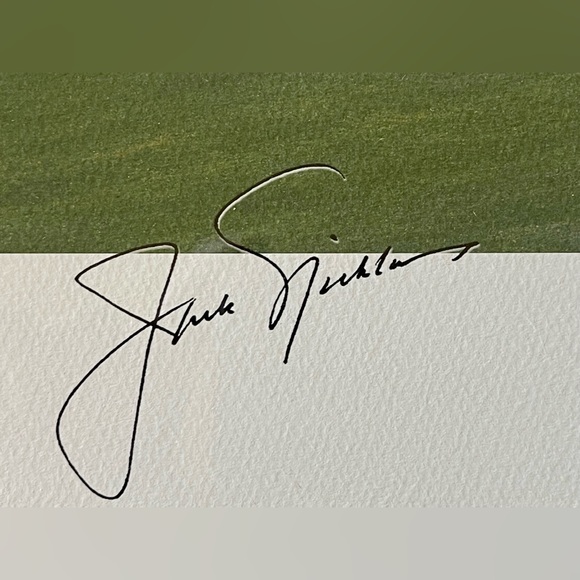 PATRICK DRICKEY SIGNED FRAMED PRINT GOLF JACK NICKLAUS ST. ANDREWS 2005 OPEN - Picture 14 of 15